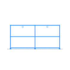 Furniture Credenzas Usm Haller Open Storage Credenza Icon Svg Vector, Free Vectors File